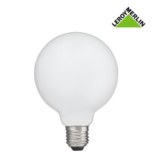 Ampoule LED connectée Myko E27 globe Ø10cm 1521lm=100W variation de blancs  et couleurs Jacobsen blanc