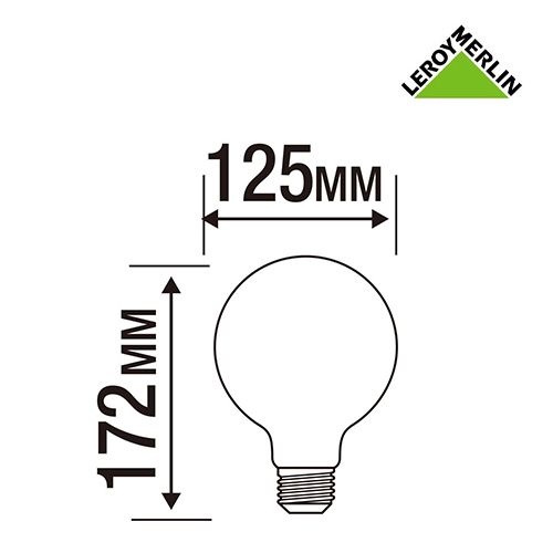 Leroy Merlin 3 Ampoules à Vis E27 - LED - 11,2W (équi 100W) = 1521