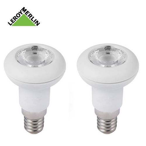 Ampoule LED E14 décorative ambrée G60 4 W = 300 lumens blanc chaud par 2  COREP, 1367865, Ampoule, luminaire et eclairage