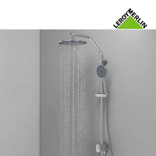 Dalmo mitigeur de douche, robinet de douche de salle de bain et pommeau de  douche à 3 modes et tuyau et support de 1,5 m, robinet de douche en laiton  massif et